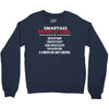 Smartass March Girl Crewneck Sweatshirt