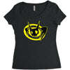 arkham orgins joker bat Women's Triblend Scoop T-shirt