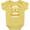 Never Underestimate The Strength Of A Childhood Cancer Warrior Infant Clothing