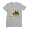 Total Solar Eclipse Camp Ladies Fitted T-Shirt