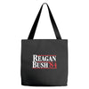 reagan bush '84 80's retro political party Tote Bags