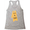 the floor is lava Racerback Tank