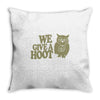 we give a hoot Throw Pillow