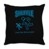 shuffle feel the movement Throw Pillow
