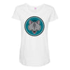 wolf nice Maternity Scoop Neck T-shirt