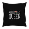 melanated queen Throw Pillow