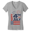 happy 4th of july Women's V-Neck T-Shirt