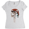 punished by the law Women's Triblend Scoop T-shirt