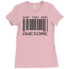 dad you are awesome Ladies Fitted T-Shirt