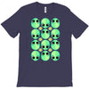 sad alien and daisy nineties grunge pattern T-Shirt