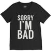 sorry i'm bad (2) V-Neck Tee