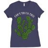 can't touch this Ladies Fitted T-Shirt