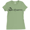 peace on earth Ladies Fitted T-Shirt