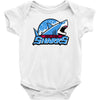amity island sharks Baby Onesie