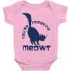 CHECK MEOWT CAT Baby Onesie