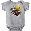 super fighting kart Baby Bodysuit