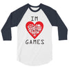 IM LOVE GAMES 3/4 Sleeve Shirt