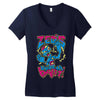 undead zed (2) Women's V-Neck T-Shirt