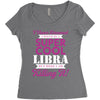 i never dreamed i would be a super cool libra but here i am killing it Women's Triblend Scoop T-shirt