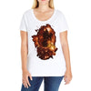the fastest space ship Ladies Curvy T-Shirt