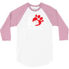 I Love Bulldogs 3/4 Sleeve Shirt