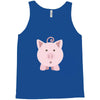 cute surprised pig pig Tank Top
