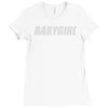 baby girl ringer Ladies Fitted T-Shirt