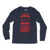 horror movies, pizza and beer Long Sleeve Shirts