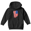 sa distress flag cool american Youth Hoodie