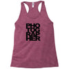 photographer camera photography modern text photos scrapbook geek t sh Racerback Tank