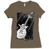 guitarist Ladies Fitted T-Shirt