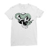 skull and tentacles Ladies Fitted T-Shirt
