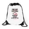 step kids Drawstring Bags