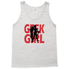 geek girl 3 4 sleeve baseball Tank Top