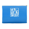 v3 eat sleep code Accessory Pouches