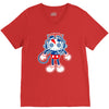 skull bolt V-Neck Tee