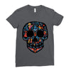loco coco skul Ladies Fitted T-Shirt
