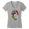 color bird Women's V-Neck T-Shirt