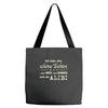ich hab eine sch&ouml;ne tochter Tote Bags