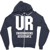 underground resistence Zipper Hoodie