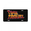 time travel License Plate