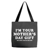 I'm Your Mother's Day Gift Dad Says You're Welcome Tote Bags