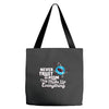 never trust an atom, they make up everything Tote Bags