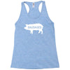 pig sausages funny Racerback Tank