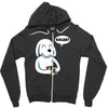 smart dog Zipper Hoodie