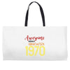 awesome since november 1970 Weekender Totes