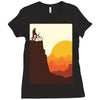 break on the mountain Ladies Fitted T-Shirt