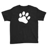 paw sticker vinyl decal Youth Tee