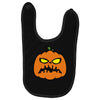 pumpkin zombie Baby Bibs