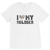 i love my soldier hunter camouflage V-Neck Tee
